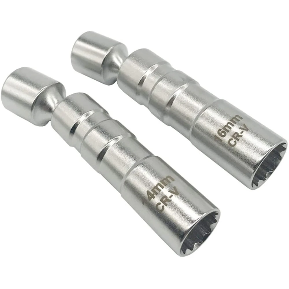 2er-Set flexible magnetische Zündkerzennüsse 14 mm und 16 mm TSX TOOL