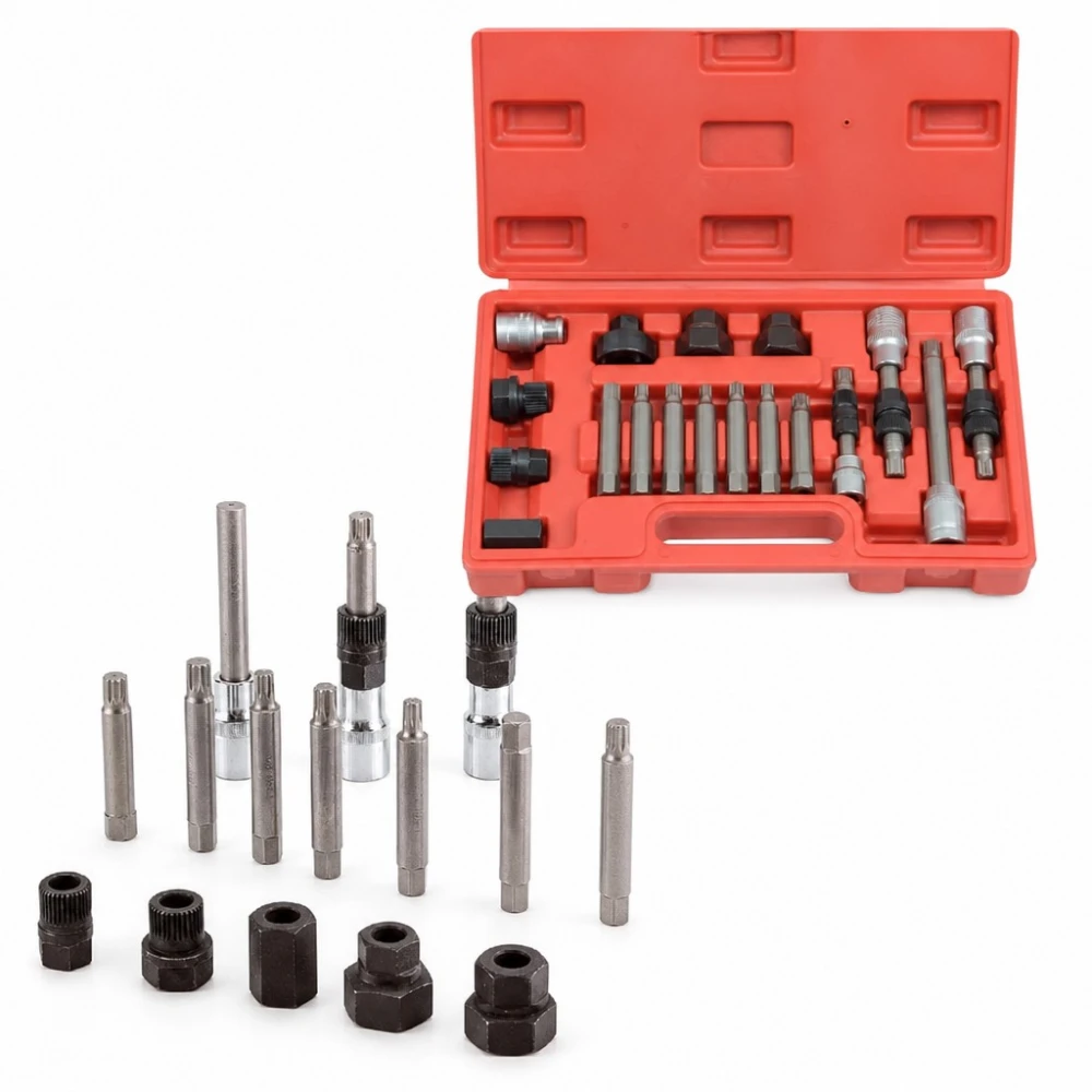 Kit 18-teilig Freilaufriemenscheiben-Abzieher Lichtmaschine (OAP / OAD)
