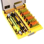 45-in-1 Präzisions-Werkzeugset mit ergonomischem Griff und Stahl-Bits