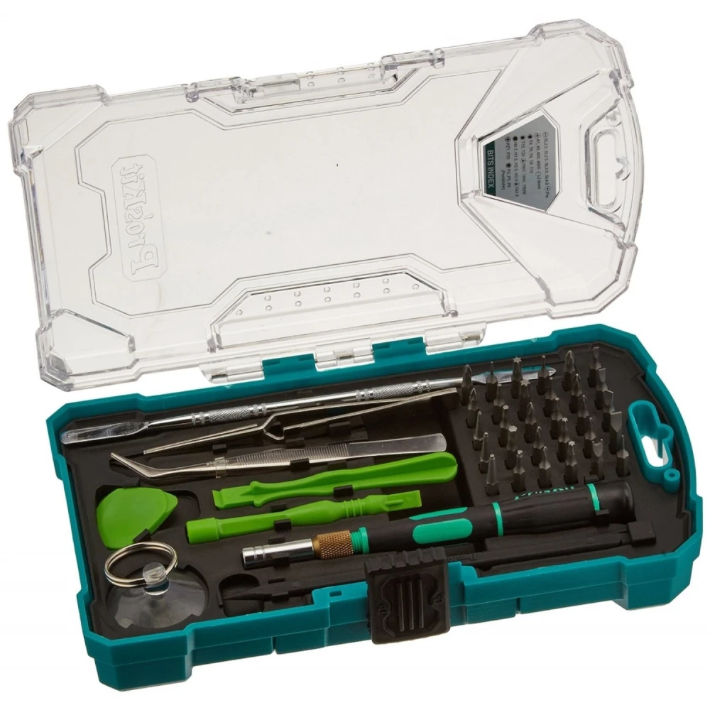 Kit completo Pro's Kit SD-9326M para reparación de dispositivos electrónicos variados