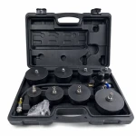 Turbolader-Leckprüfer-Set 9-teilig mit Manometer Turbo-Drucktest
