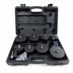 Turbolader-Leckprüfer-Set 9-teilig mit Manometer Turbo-Drucktest