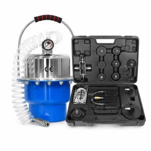 Pneumatisches Bremsen- und Kupplungsentlüftungsset 5L mit Manometer und Adaptern