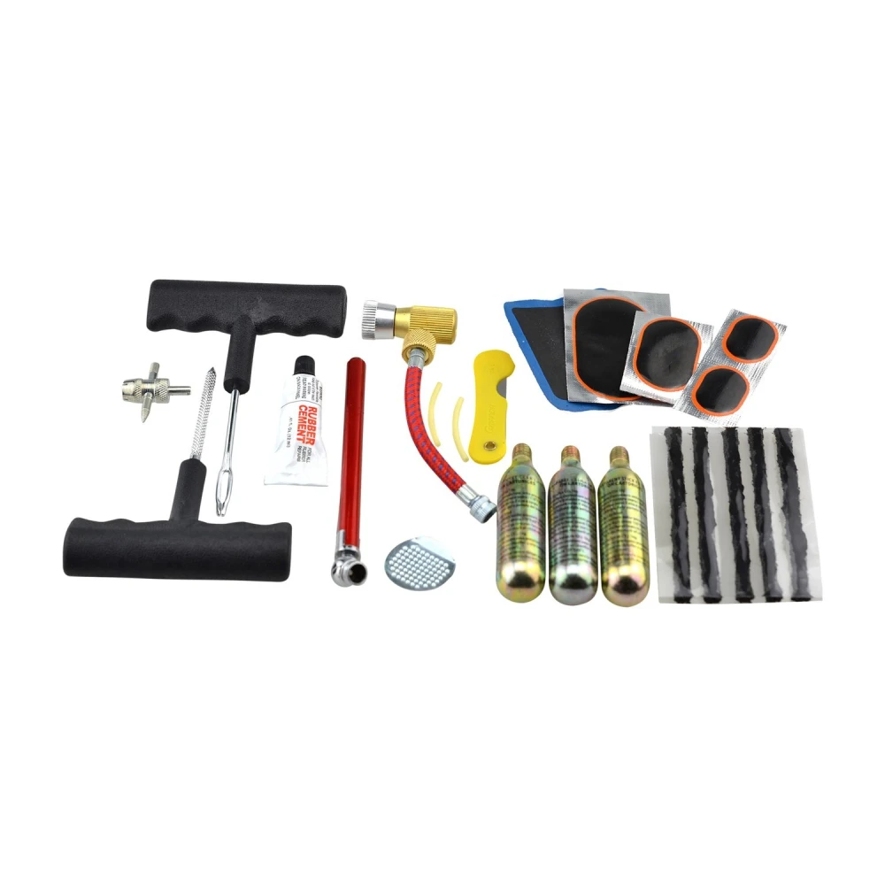 CO2 Reifenreparaturset für Auto- und Motorradreifen TSX TOOL