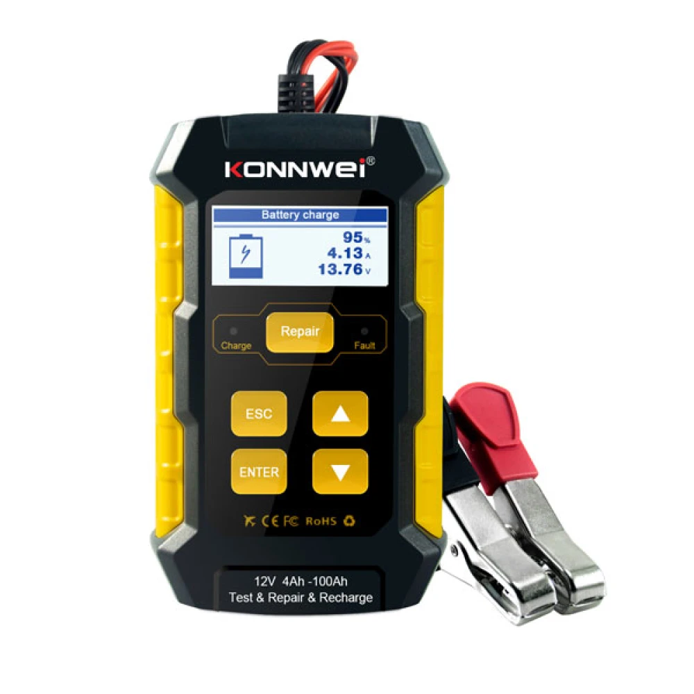 Konnwei KW510 12V Batterietester mit 3-in-1 Diagnose