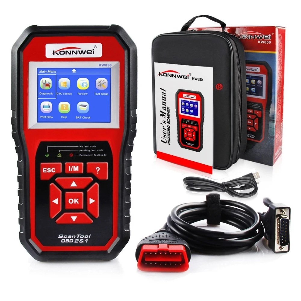 KW850 OBD2-Scanner: Fehlercode-Leser und Diagnosegerät von Konnwei