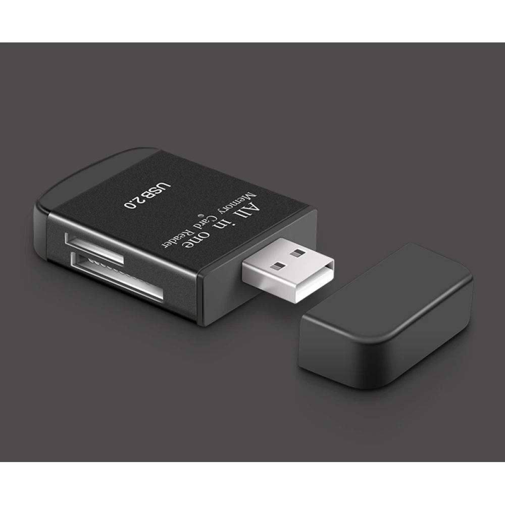 USB 2.0 Kartenleser All-in-One für Micro SD, MMC, SDHC, TF und M2