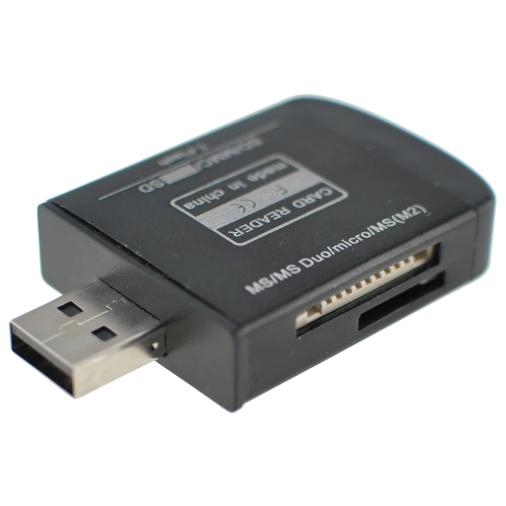 USB 2.0 Kartenleser All-in-One für Micro SD, MMC, SDHC, TF und M2