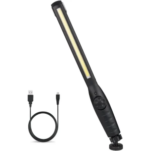 LED Werkstattlampe wiederaufladbar mit 4 Modi und Magnetfuß für Werkstatt und Auto