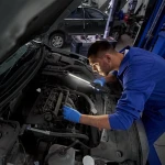 LED Werkstattlampe wiederaufladbar mit 4 Modi und Magnetfuß für Werkstatt und Auto