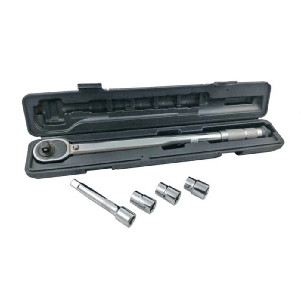 Drehmomentschlüssel 1/2'' 28-210 Nm mit Verlängerung und 3 Nüssen TSX TOOL