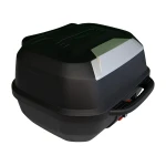 Motorrad-Topcase 47L - Universelles, abnehmbares Topcase mit Schloss und Rückenlehne