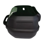 Motorrad-Topcase 47L - Universelles, abnehmbares Topcase mit Schloss und Rückenlehne