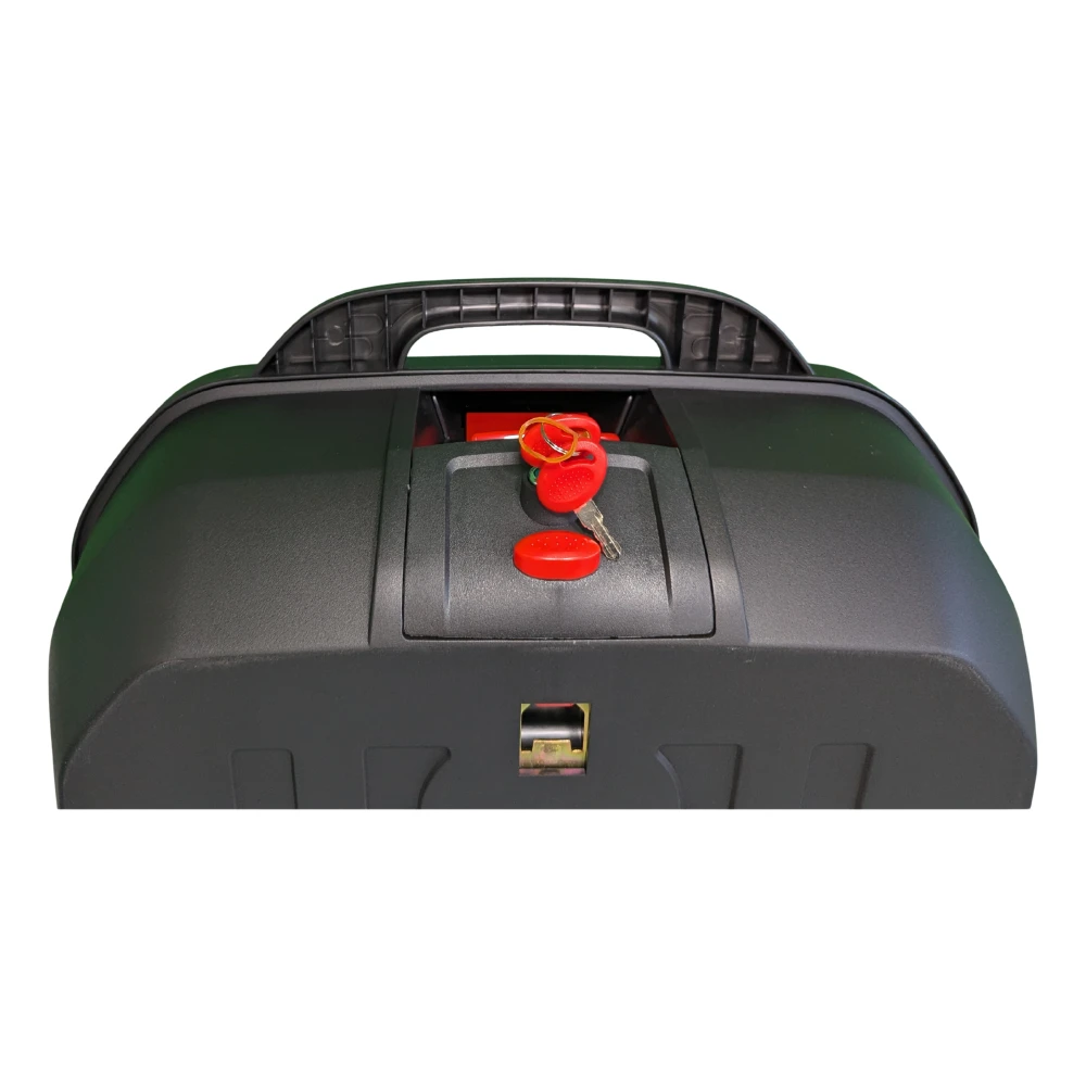 Motorrad-Topcase 47L - Universelles, abnehmbares Topcase mit Schloss und Rückenlehne