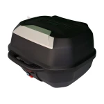 Motorrad-Topcase 47L - Universelles, abnehmbares Topcase mit Schloss und Rückenlehne