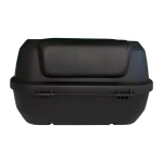 Motorrad-Topcase 47L - Universelles, abnehmbares Topcase mit Schloss und Rückenlehne