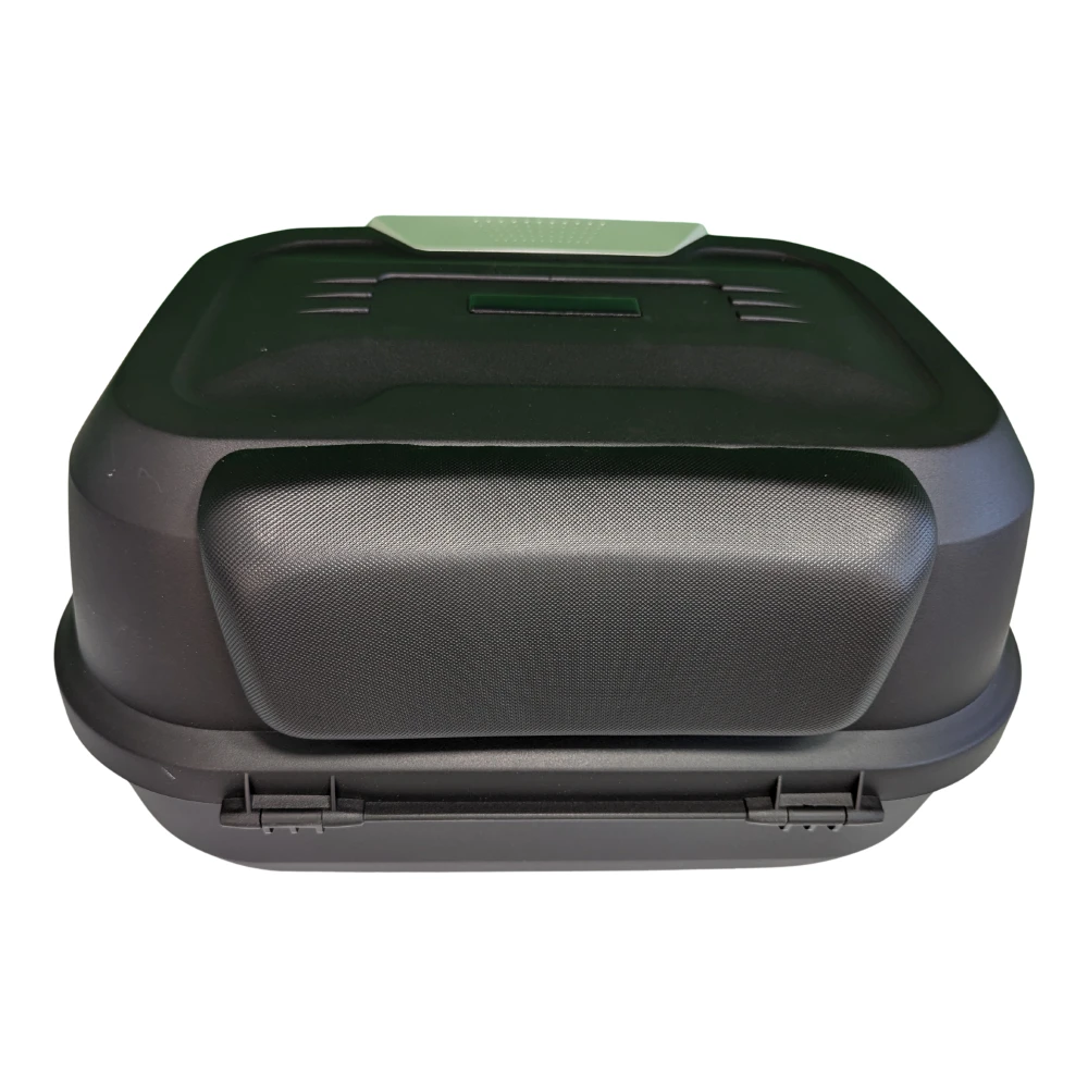 Motorrad-Topcase 47L - Universelles, abnehmbares Topcase mit Schloss und Rückenlehne
