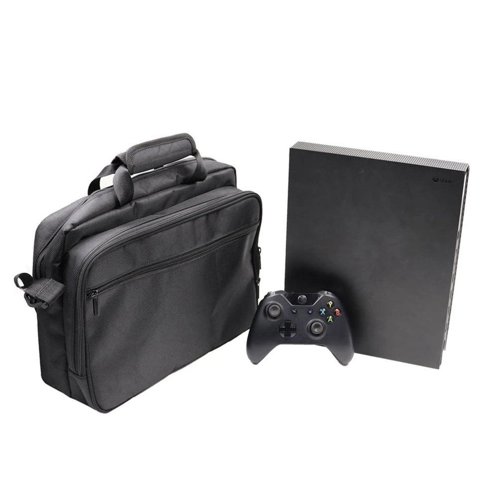 Xbox One X Transporttasche für Konsole, Spiele und Zubehör mit großem Fassungsvermögen