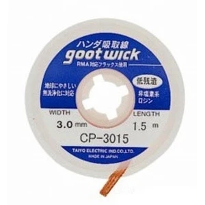 Entlötlitze GOOT WICK CP-3015 für professionelle Elektronikreparaturen