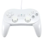 Wii Classic Pro Controller Weiß kompatibel für Nintendo Wii