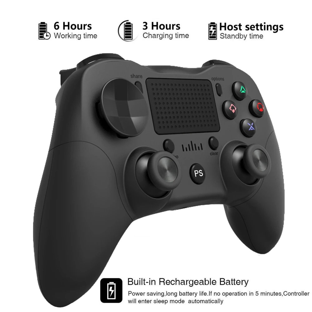 PS4-Controller kabellos schwarz DoubleShock 4 für Playstation 4
