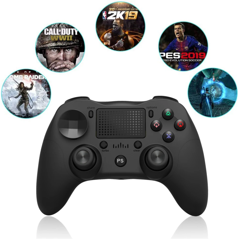 PS4-Controller kabellos schwarz DoubleShock 4 für Playstation 4