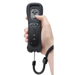 Wii Remote Controller mit integriertem Wii Motion Plus, schwarz
