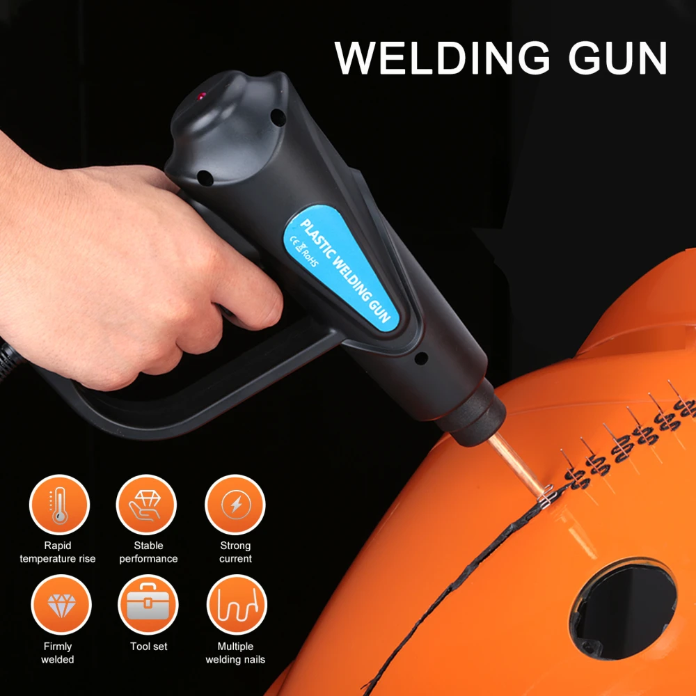 Grapadora caliente para plástico automoción con iluminación LED