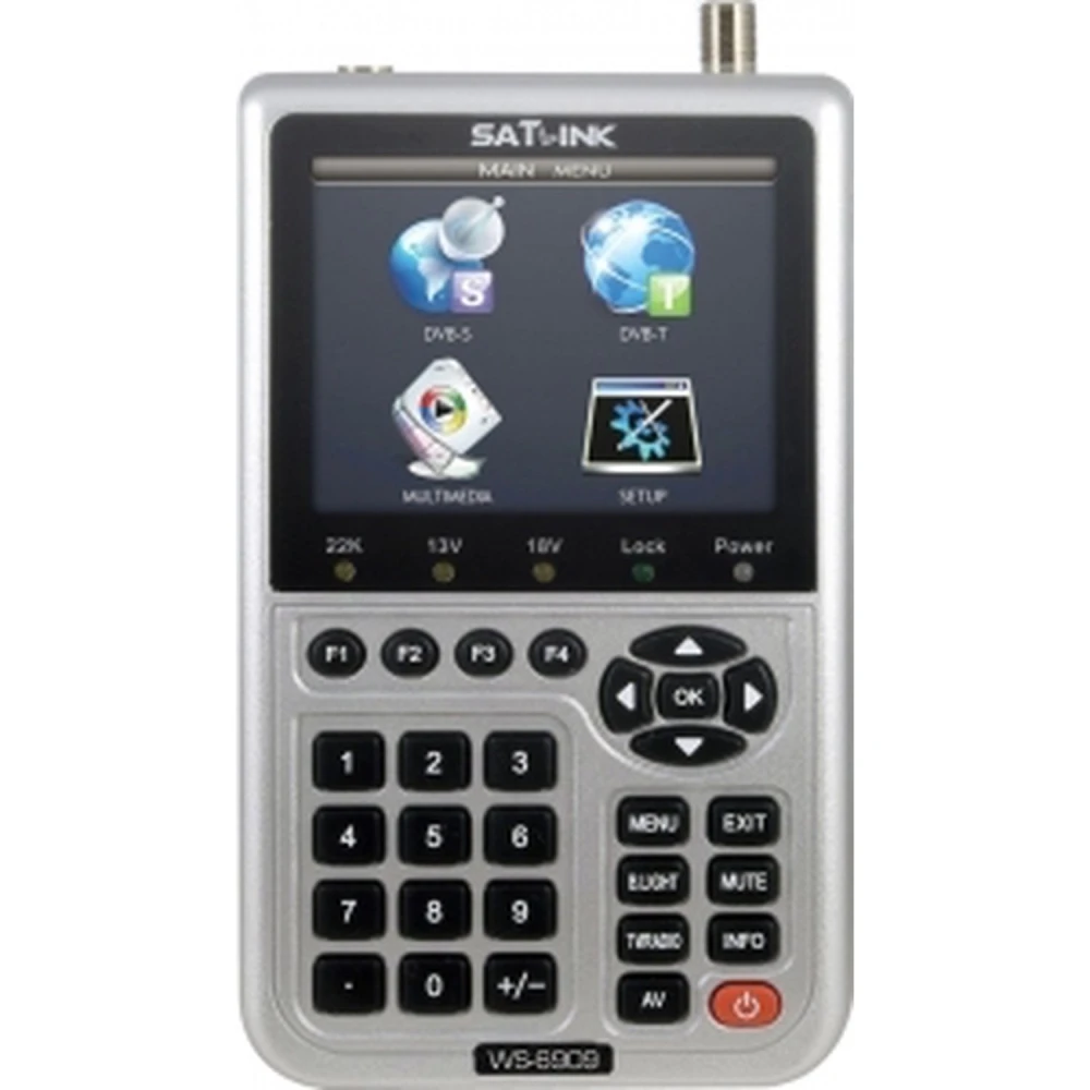 Satlink WS-6909 Digitaler TV-Messanalysator für DVB-T und DVB-S