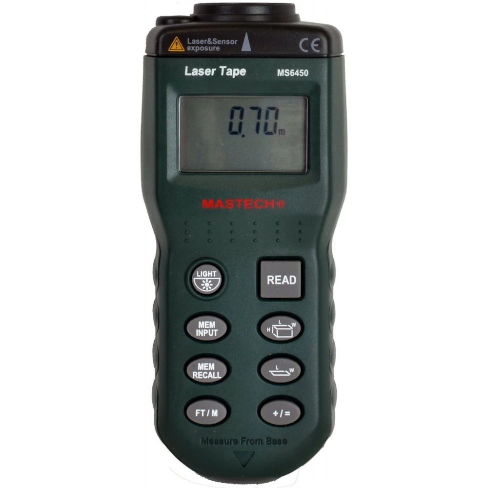 Ultraschall-Entfernungsmesser Mastech MS6450 mit Laserpointer