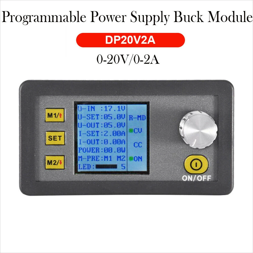 Hochpräzises programmierbares Netzteilmodul DP20V2A mit LCD-Display