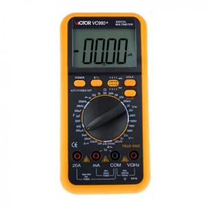 Digitales True-RMS Multimeter Victor VC980+ mit aerodynamischem Design