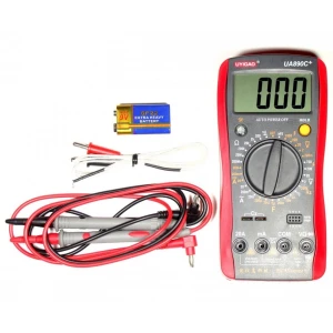 Uyigao UA890C+ Digitalmultimeter mit großem LCD und Vollschutz