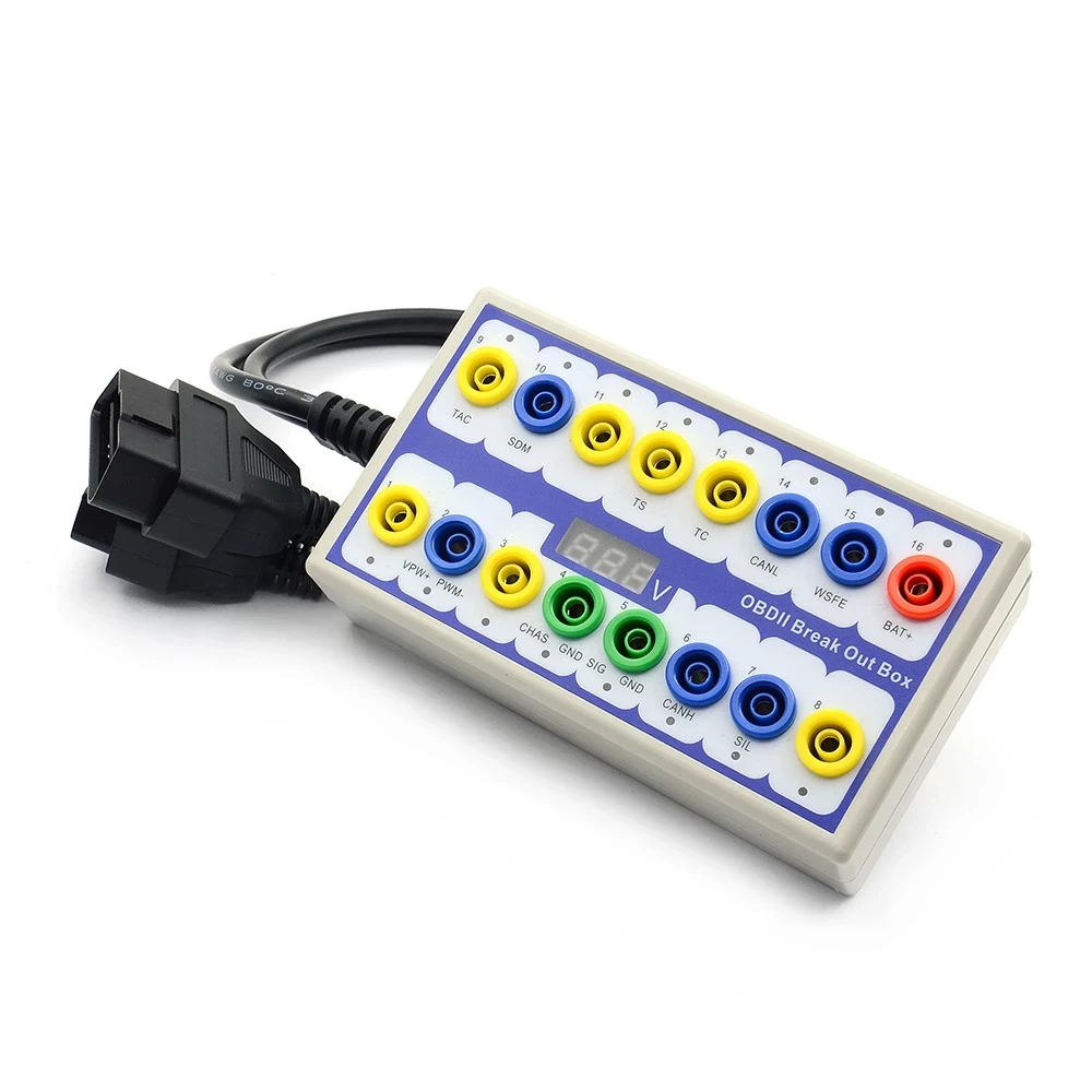 OBDII Breakout Box Protokoll-Detektor - Professionelles Diagnosewerkzeug