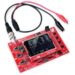 Digitales Oszilloskop DSO138 montiert mit 2.4-Zoll-TFT-Display und Sonde