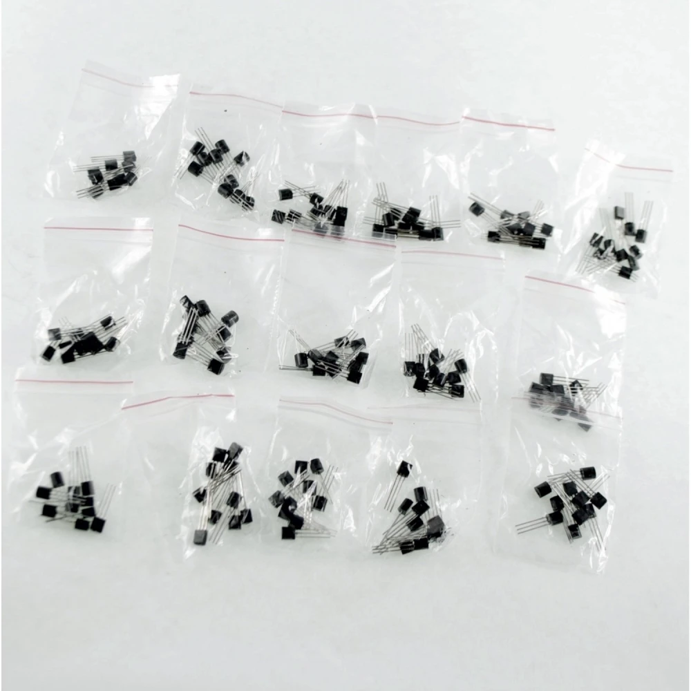 160er TO92-Transistoren Set - 16 Modelle, je 10 Stück