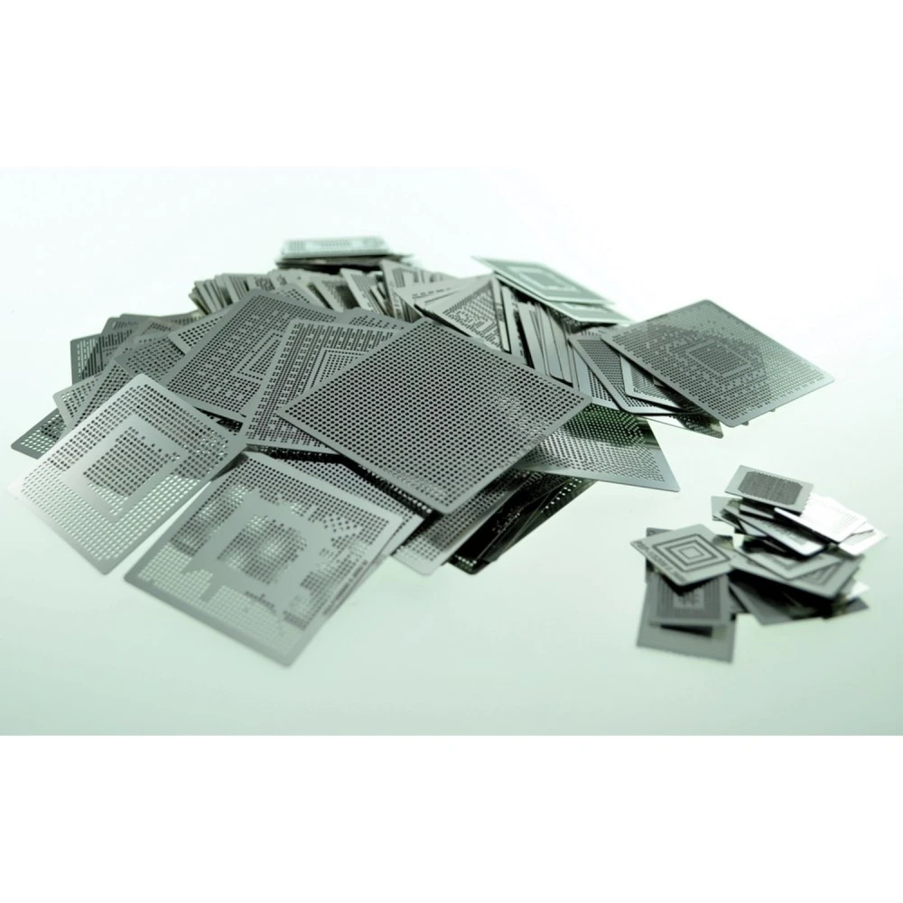 Pack 204 Stencils Heißluft - Vorlagen für Elektroniklöten