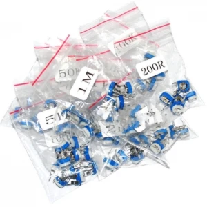 Pack mit 65 linearen DIP-Potentiometern, 13 verschiedene Werte