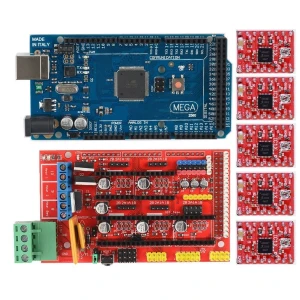 satkit Reprap RAMPS 1.4 + Arduino Mega + 5 A4988 Stepper-Treiber für 3D-Drucker