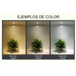 Vista lateral del Panel LED Slim 120x60cm 88W blanco frío 6500K