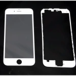 iPhone 6 Glasdisplay Weiß mit Kleberahmen zur Reparatur