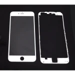 iPhone 6 Plus Glasdisplay Weiß mit Kleberahmen zur Reparatur