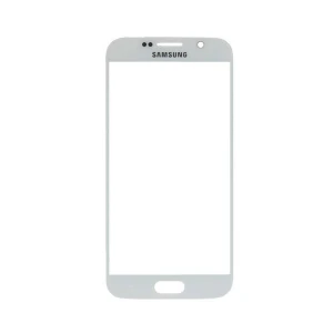 satkit Samsung Galaxy S6 Glasdisplay Weiß - Qualitätsersatzteil