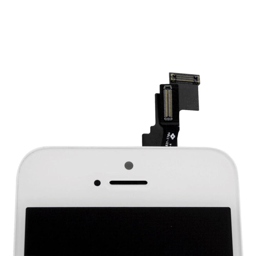 Pantalla iPhone 5C blanca lista para instalación