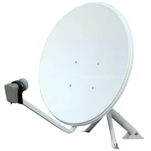 60cm Satellitenschüssel mit Halterung für Satelliten-TV - LNB nicht enthalten
