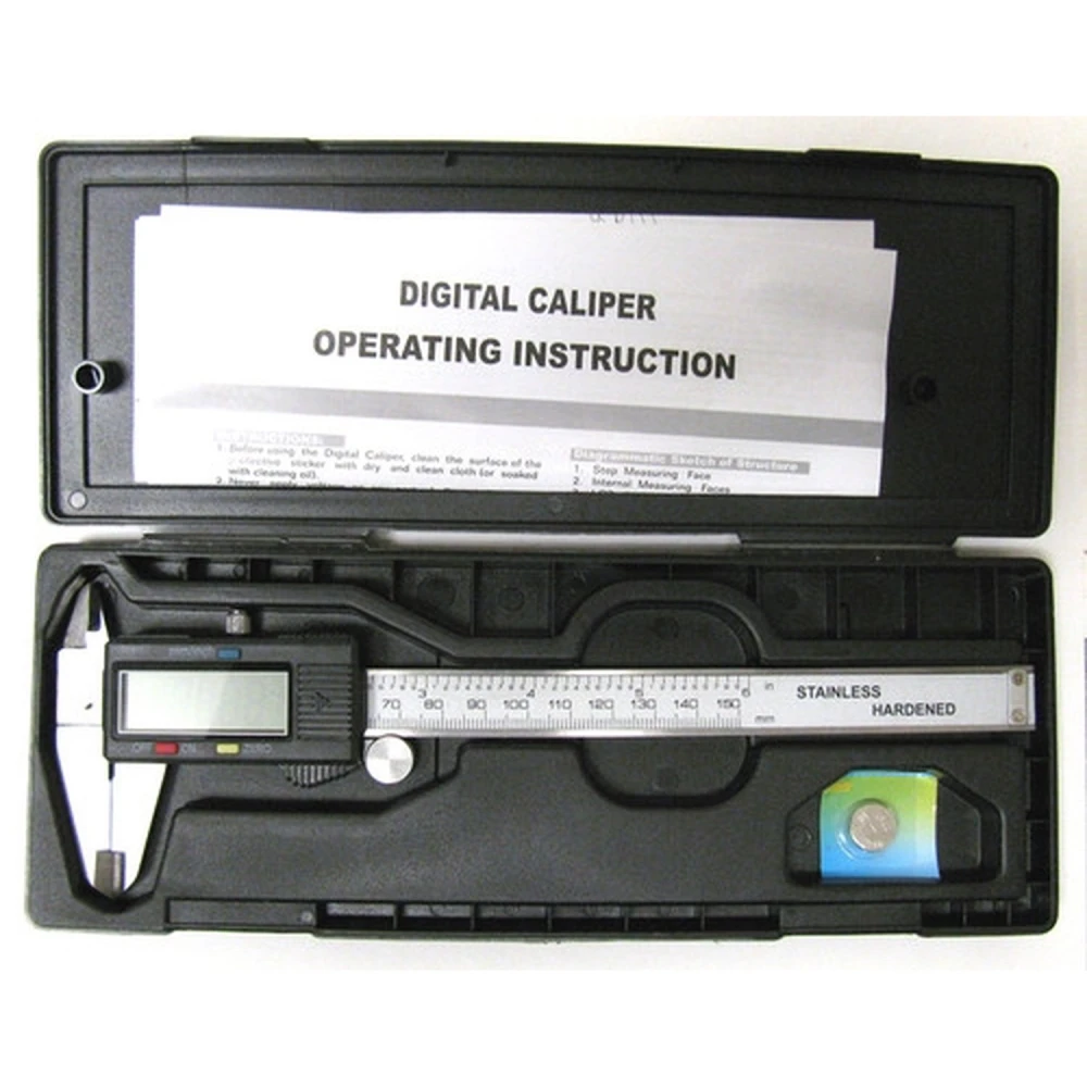 Digitaler Messschieber 150mm mit LCD-Display und hoher Präzision