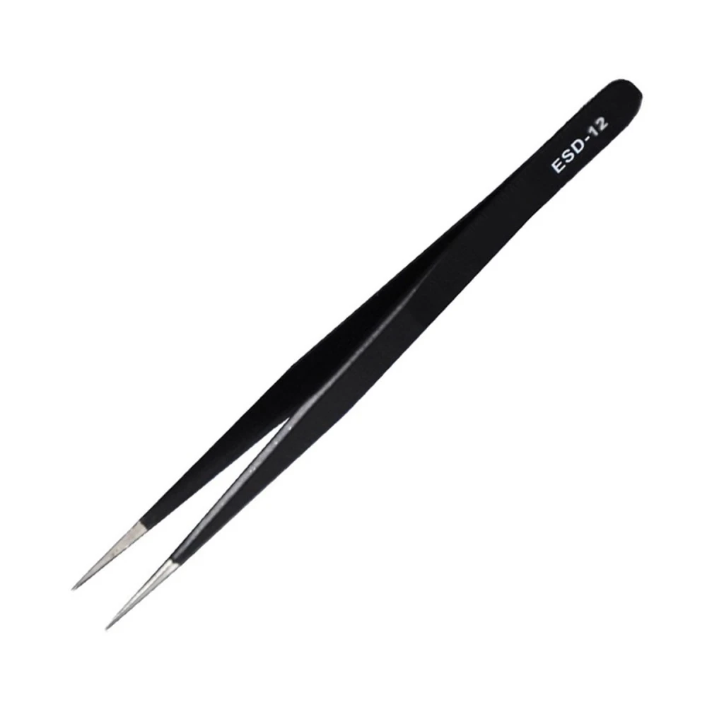 ESD-12 antistatische Elektronikpinzette für Elektronik und Präzisionslöten