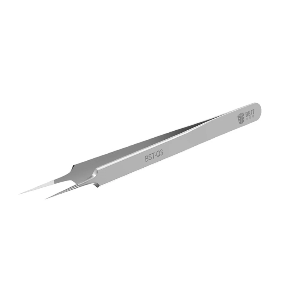Best Q3 Präzisionspinzette für Elektronik, gerade zum Entfernen von Bauteilen