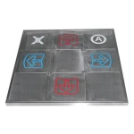 Metall-Tanzmatte TX-4000 kompatibel mit PS2, XBOX und PC