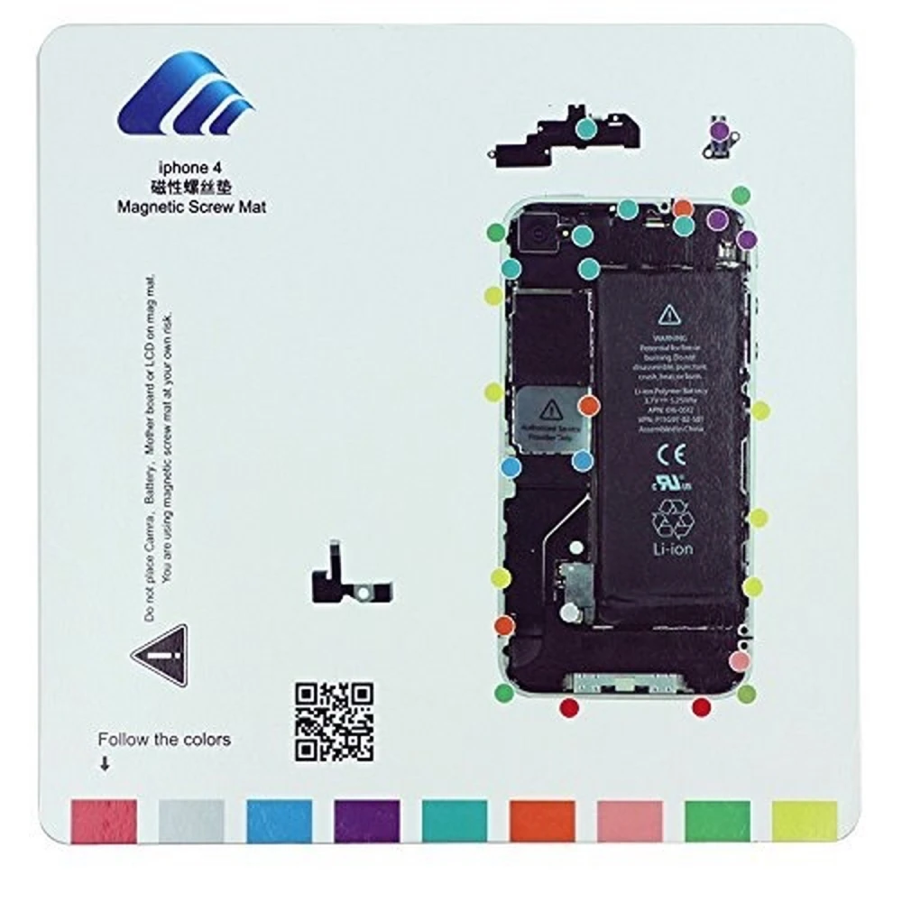 Magnetische Schraubenablage für iPhone 4 von satkit